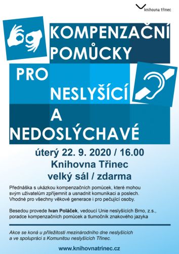 Kompenzační pomůcky pro neslyšící a nedoslýchavé – beseda 