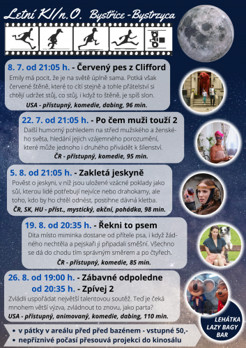 LETNÍ KINO - Zakletá jeskyně
