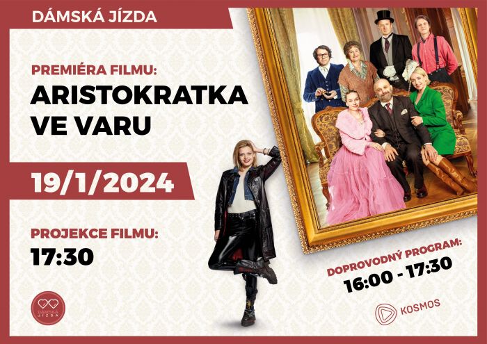 Pátek 19. leden - Dámská jízda kino Kosmos