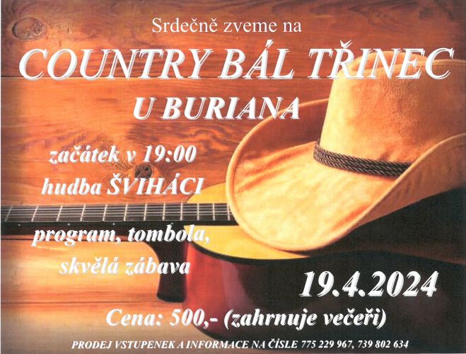 Country bál Třinec U BURIANA