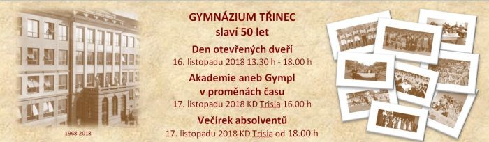 Gymnázium bude slavit!