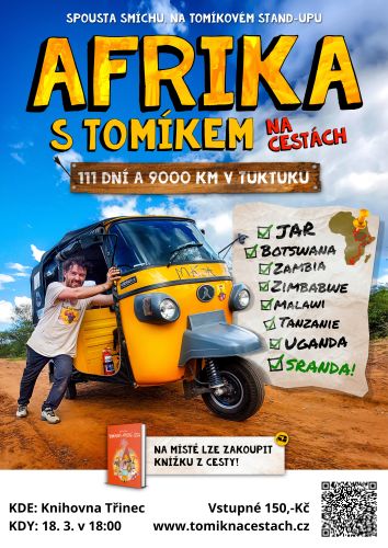 Afrika s Tomíkem na cestách - PRO NEMOC ZRUŠENO