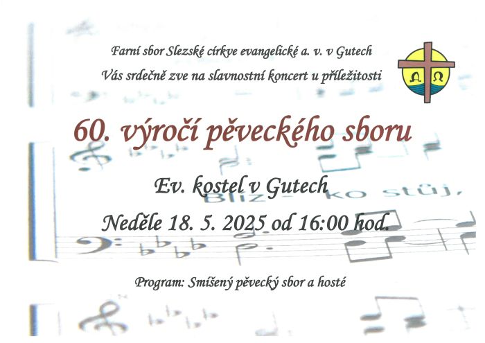 60. výročí pěveckého sboru
