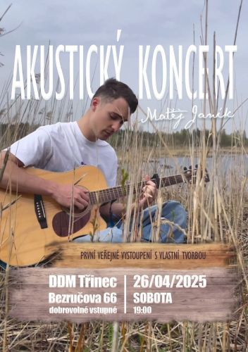 Akustický koncert Matěj Janík