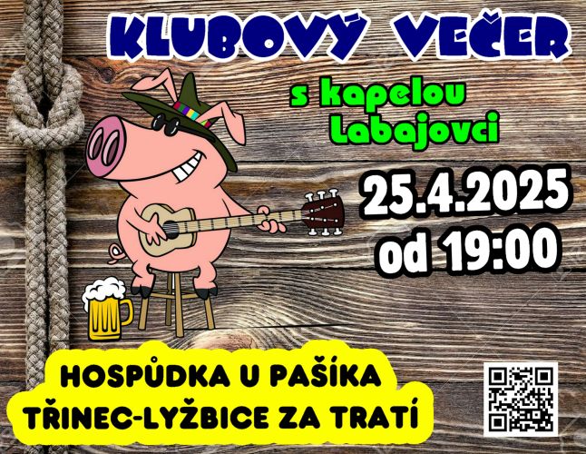 Klubový večer s kapelou Labajovci