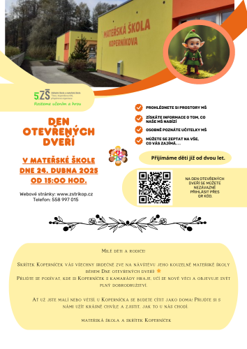 Den otevřených dveří v Mateřské škole Koperníkova