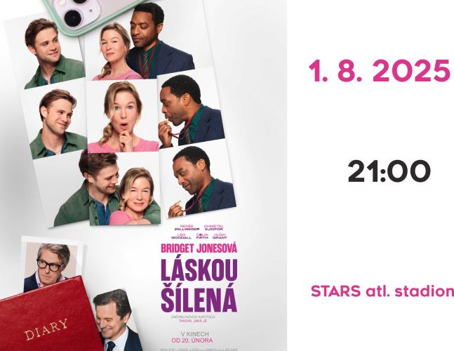Kino Kosmos na cestách - Letní kino - BRIDGET JONESOVÁ: Láskou šílená