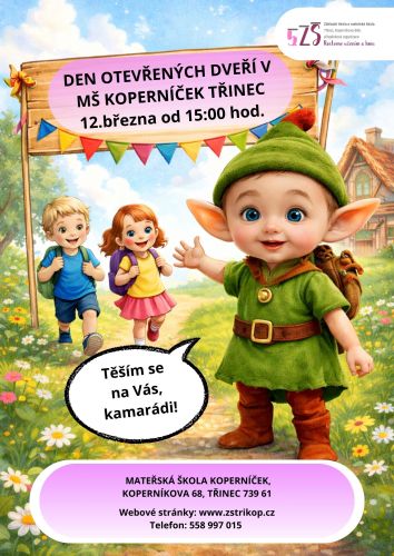 Den otevřených dveří v MŠ Koperníček