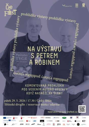 ČteFesT - Na výstavu s Petrem a Robinem